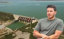 Samuel García reafirma que agua de presa El Cuchillo se queda en Nuevo León