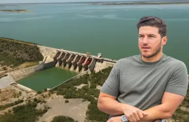 Samuel García reafirma que agua de presa El Cuchillo se queda en Nuevo León