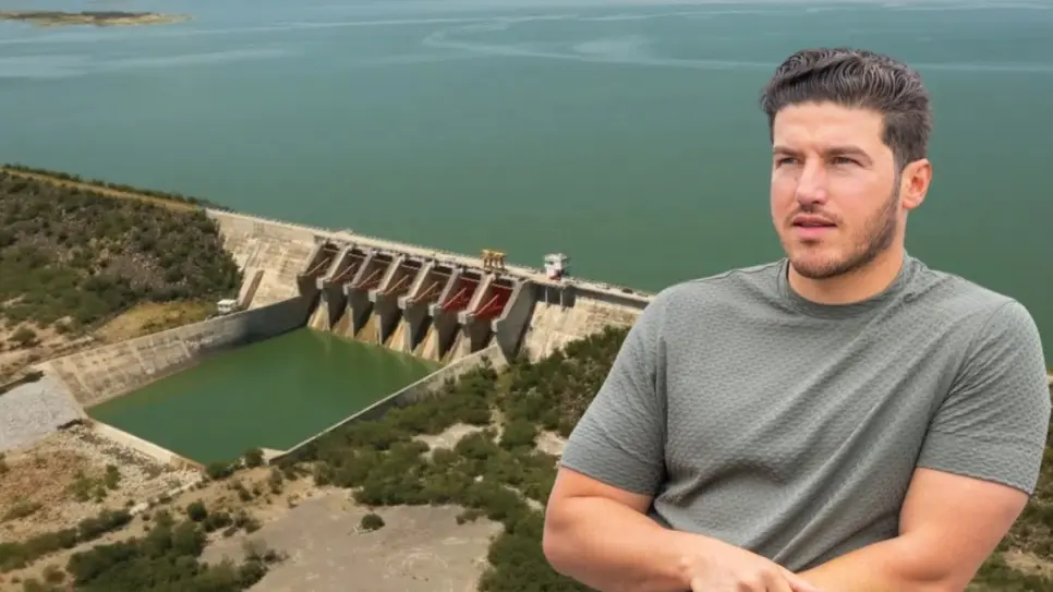 Samuel García reafirma que agua de presa El Cuchillo se queda en Nuevo León