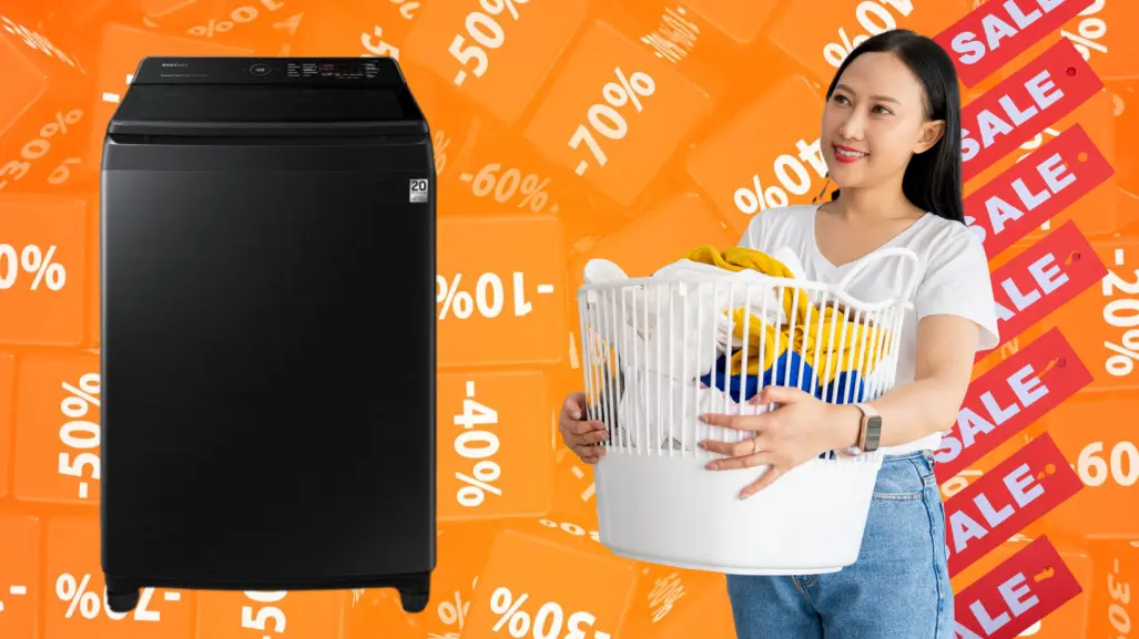 The Home Depot tiene esta lavadora Samsung al 35% de descuento