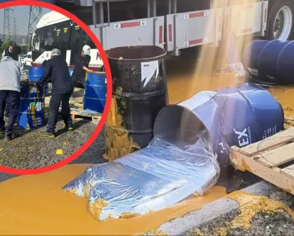 ¡Lluvia de mango! Derrame de néctar bloquea la Vía Morelos en Ecatepec