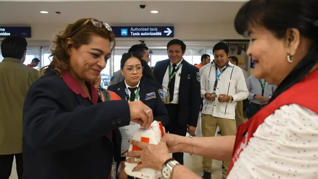 Cruz Roja Yucatán recibe donativo de 50 mil pesos por parte del Grupo ASUR