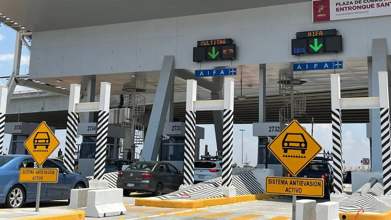 Así puedes viajar gratis por las autopistas si usas el AIFA. Foto: @revista_pendulo