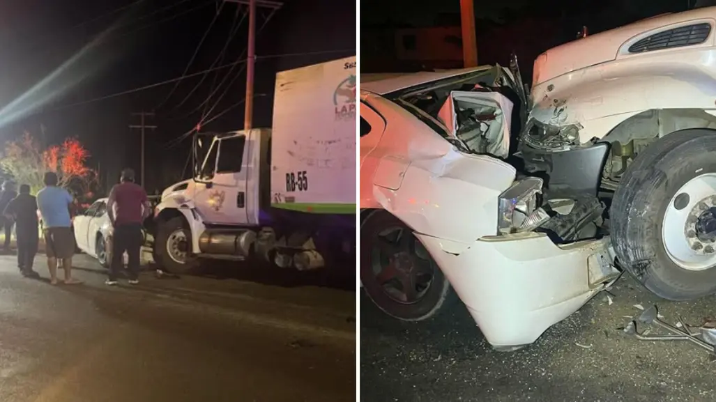 Accidente en El Piojillo: camión de basura impacta a automóvil en La Paz