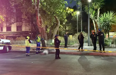 Muere motociclista tras chocar contra árbol en la Roma, no traía casco