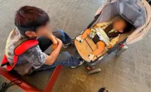 Niño camina con bebé desde Edomex hasta CDMX: “teníamos hambre y no estaban mis papás”