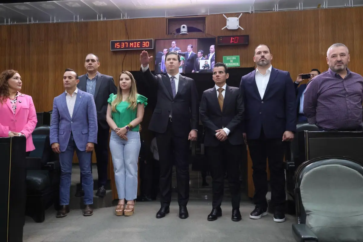Carlos Mendoza rindió protesta como nuevo Consejero de la Judicatura de Nuevo León/Foto: Congres de Nuevo León