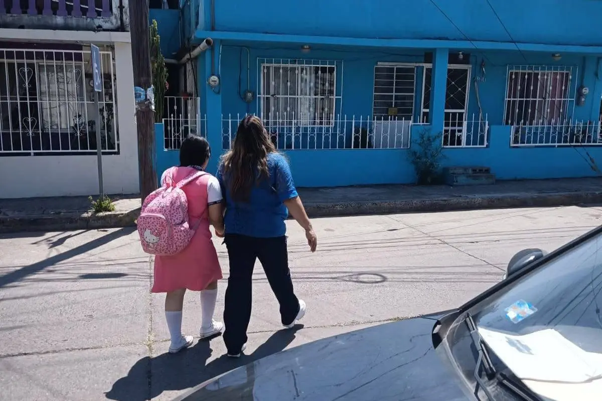 Madre e hija víctima de ciberacoso en Ciudad Madero. Foto: Axel Hassel