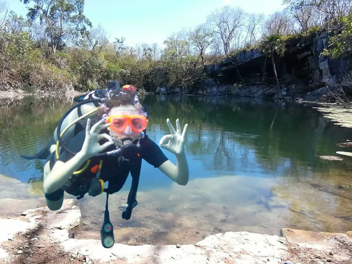 El cenote más profundo de Yucatán se e cuenta a 70 km al sur de Mérida y para visitarle se pide tener una serie de precauciones para evitar accidentes.- Fuente Canva y Dimitir Vegas