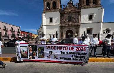 Cientos de duranguenses marchan por la ciudad este Día del Trabajo