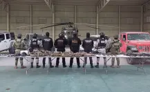 Capturan a integrantes de célula delictiva en Anáhuac: decomisan arsenal y vehículos