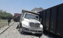 Accidente ferroviario en Salinas Victoria deja un lesionado