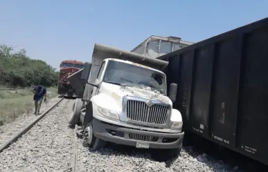 Accidente ferroviario en Salinas Victoria deja un lesionado