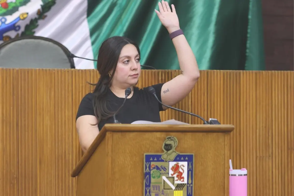 La diputada morenista Greta Barra. Foto: Congreso de Nuevo León