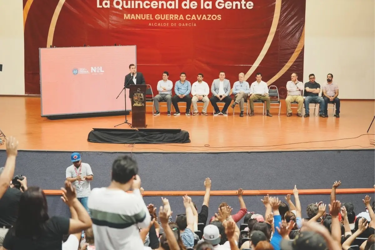 El alcalde de García, Manuel Guerra. Foto: Gobierno de García