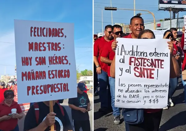 Maestros de BCS marchan este 1 de mayo sin respaldo del SNTE