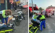 Mujer alcoholizada derrapa su moto y queda herida en GAM