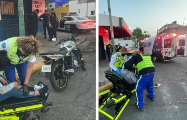 Mujer alcoholizada derrapa su moto y queda herida en GAM