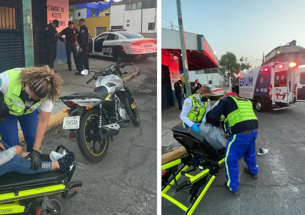 Mujer alcoholizada derrapa su moto y queda herida en GAM