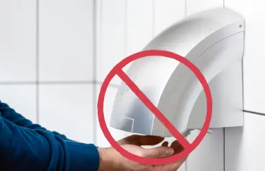 Por esta razón no debes utilizar los secadores de manos en baños públicos, según la ciencia