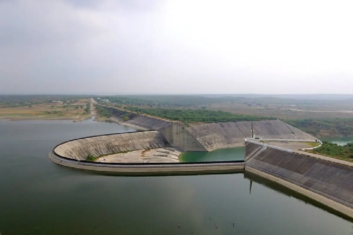 La presa Marte R. Gómez abastece las necesidades de agua urbana y agrícola en buena parte de la frontera norte de Tamaulipas. Foto: Carlos García