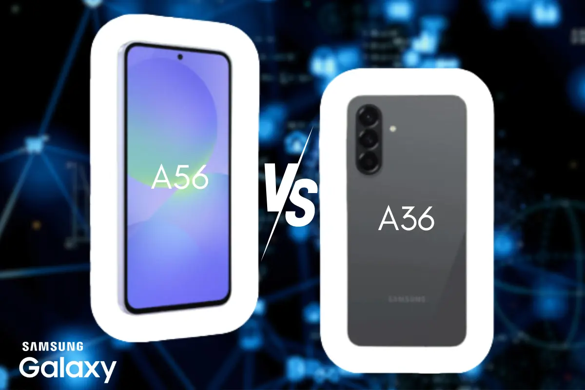 Samsung presenta sus nuevos Galaxy A56 y A36, dispositivos que destacan por su diseño elegante y potentes características tecnológicas. Foto: Samsung