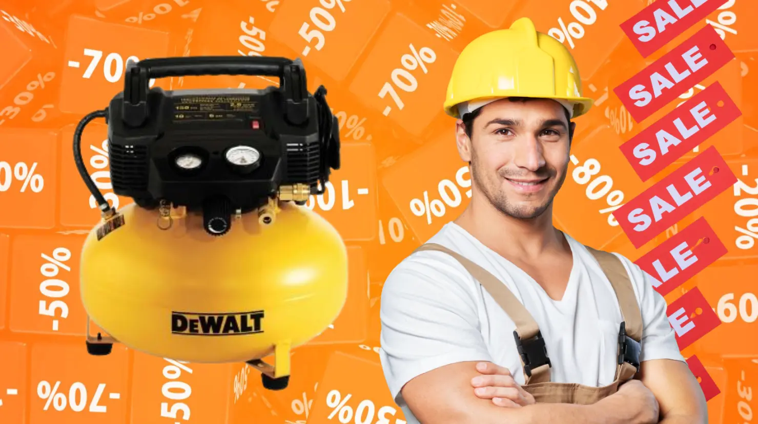 The Home Depot tiene este compresor de aire por menos de 5 mil pesos. Foto: Canva | The Home Depot.