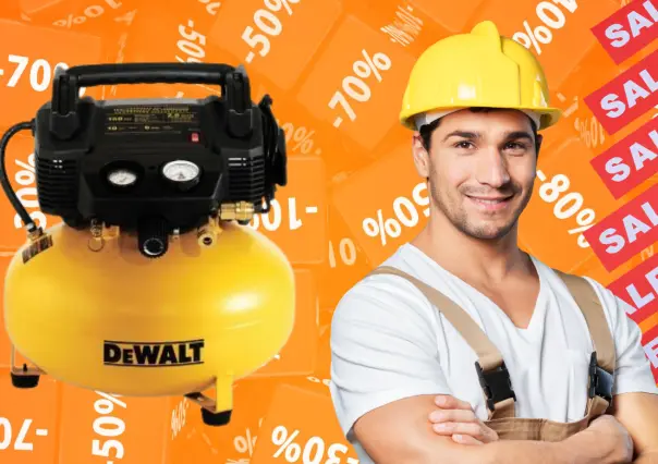 The Home Depot tiene este compresor de aire por menos de 5 mil pesos