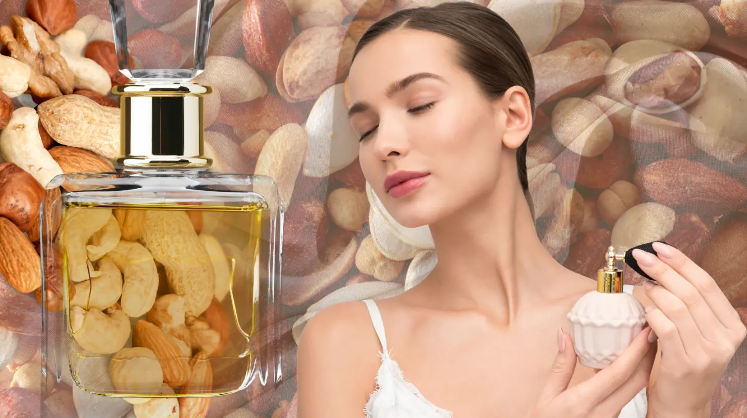 3 perfumes con notas de frutos secos que tienes que probar si amas los aromas cálidos y cremosos. Foto: Canva.