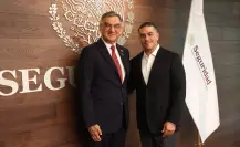 Américo Villarreal Anaya y Omar García Harfuch se reúnen en Ciudad de México