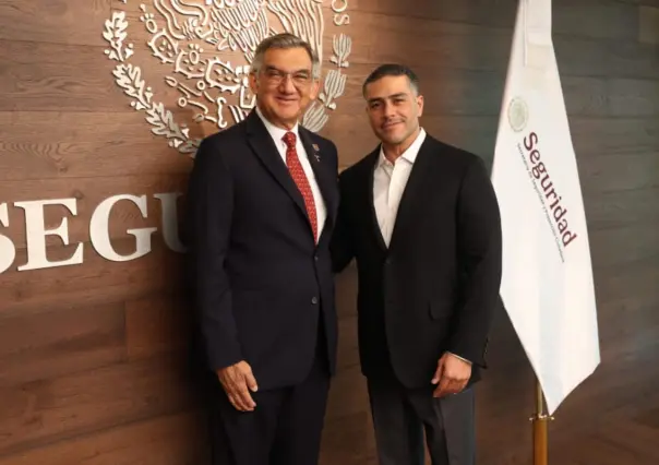 Américo Villarreal Anaya y Omar García Harfuch se reúnen en Ciudad de México