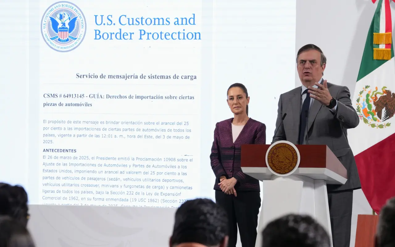 Claudia Sheinbaum y Marcelo Ebrard. Foto: Gobierno de México