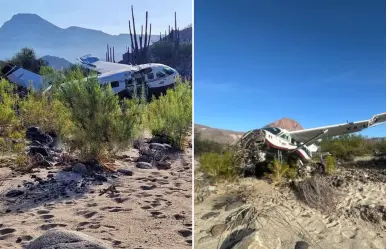 Se desploma aeronave de Aéreo Servicio Guerrero en BCS; no hay víctimas fatales