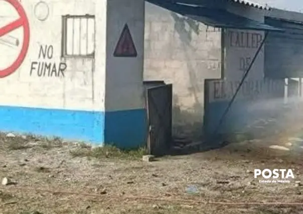 Explosión de pirotecnia deja 4 heridos en Tultepec