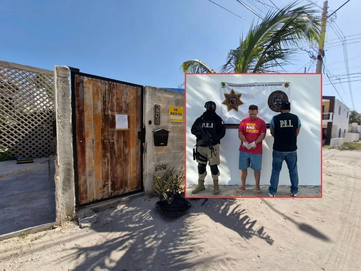 Damon Royce “N”, de 43 años, fue vinculado a proceso por el delito de feminicidio ocurrido contra su madre en el puerto de Chicxulub.- Fuente SSP