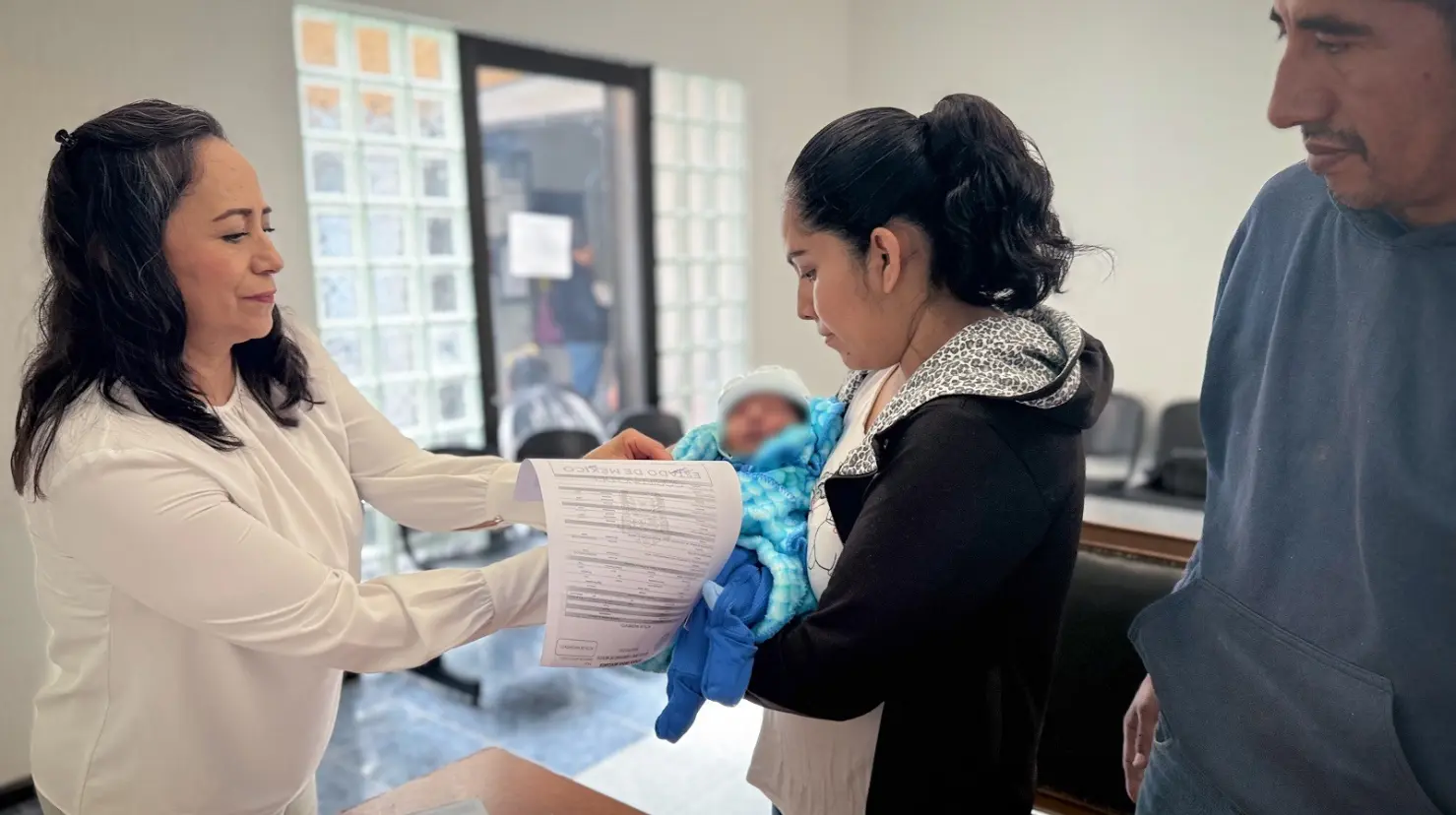 El Registro Civil del Estado de México ha garantizado más de 300,000 registros de nacimiento desde septiembre de 2023. Imagen: GEM