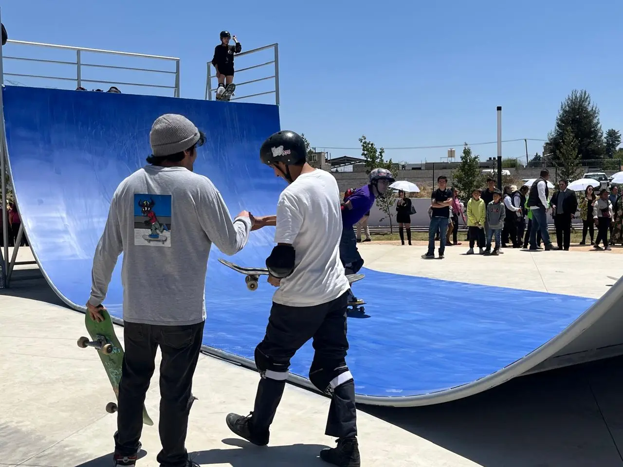 Existen diversos espacios para practicar el skateboarding en el Estado de México. Imagen: Alberto Dzib