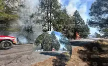 Fuerte incendio en Durango es detectado por CONAGUA en el municipio de Canelas
