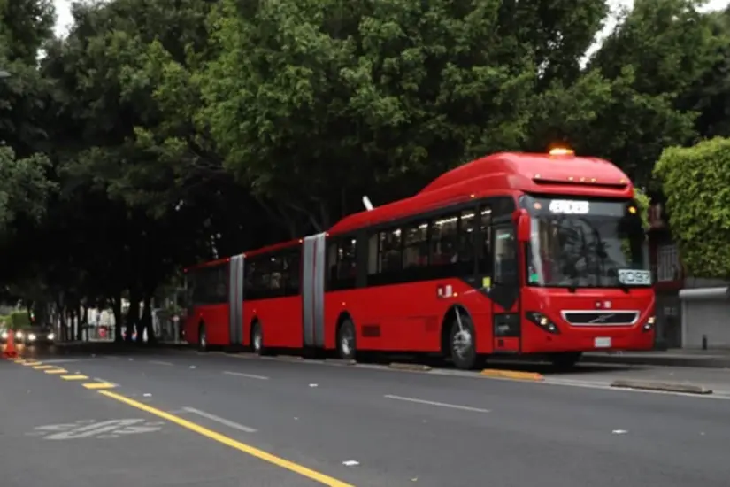 Imagen ilustrativa del sistema de transporte Metrobús. Foto: Axel Hassel