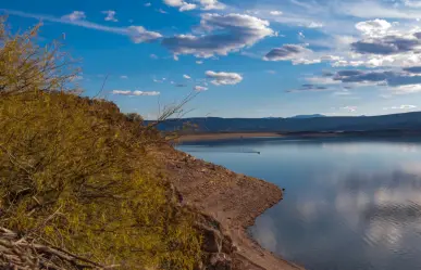 La presa de Durango que está en una de las zonas más calurosas del estado