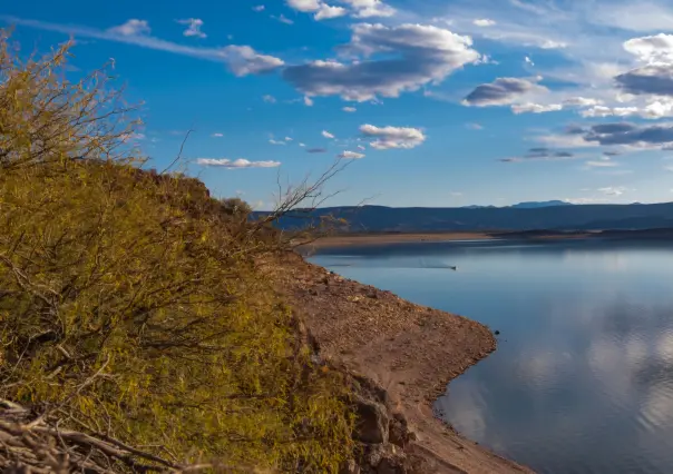 La presa de Durango que está en una de las zonas más calurosas del estado