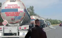 Detienen en Río Bravo dos pipas con 70 mil litros de huachicol procedente de Texas