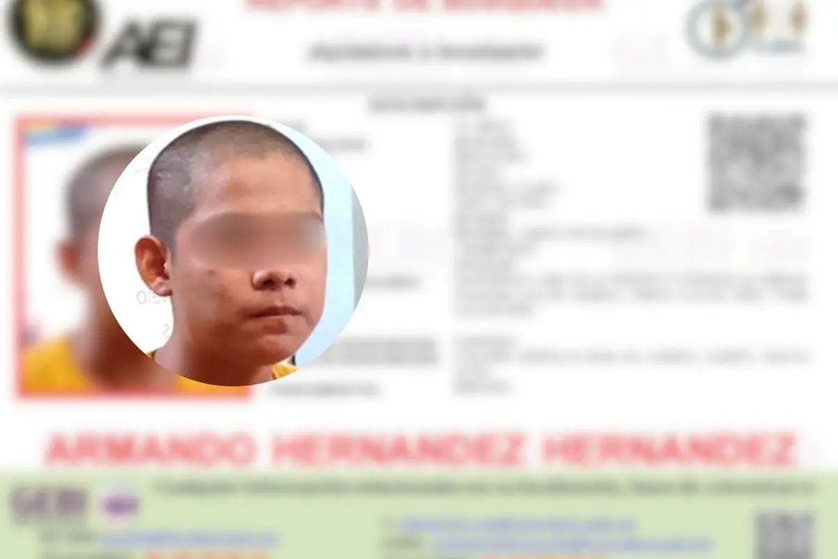 Ficha de búsqueda de Armando Hernández Hernández Foto: facebook Maria Amalia Varela