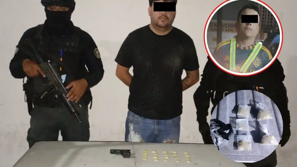 Detienen a dos hombres con droga y motocicletas en operativos de la Policía de Monterrey