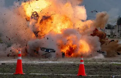 Simulacro de explosión en Tultepec: capacitan a cuerpos de emergencia