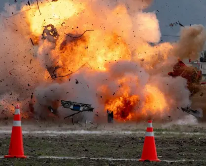 Simulacro de explosión en Tultepec: capacitan a cuerpos de emergencia