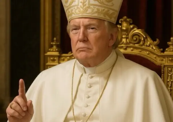 Donald Trump se convierte en el Papa en una imagen creada con IA