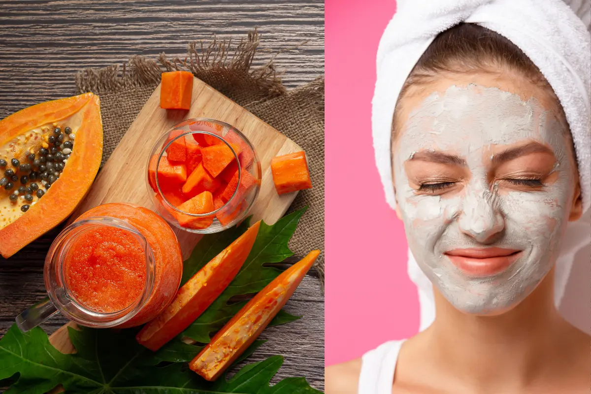 La papaya tiene propiedades que hidratan, aclaran y humectan la piel. Foto: Canva