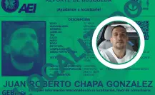 Juan Roberto Chapa es encontrado con vida tras desaparecer rumbo a Monterrey