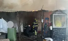 Se registra fuerte incendio afuera de la estación Lindavista del Metro CDMX, consume casas cercanas 